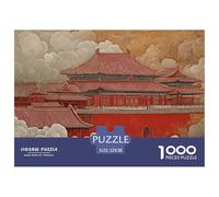The Forbidden City 1000 Stück Stabiler Karton Puzzle Forbidden City Stressabbau Kreatives Spiel Puzzles Für Erwachsene Und Kinder 52x38cm/1000pcs