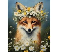 The Forest Fairy 2025 Monthly Planner - Midsommar Fox - 7.5x9.25 inches, Monthly calendars, Weekly spreads include To Do List, Priorities, Reminders, Notes, Adventures and Gratitude Pages
