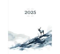 The Forest Fairy 2025 Monthly Planner - Nordic Reindeer - 7.5x9.25 inches, Monthly calendars, Weekly spreads include To Do List, Priorities, Reminders, Notes, Adventures and Gratitude Pages