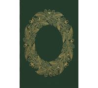 The Forest Wreath Journal: 120-Page Lined Notebook with Decorative Oak Leaf and Fern Borders