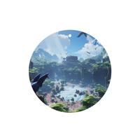 The Forgotten Kingdom - 4 tarjetas de ambientador de coche, desechables, para colgar, para vehículos, aroma a lavanda