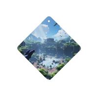 The Forgotten Kingdom - 4 tarjetas de ambientador de coche, desechables, para colgar, para vehículos, aroma a lavanda