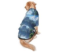 The Forgotten Kingdom Dog - Sudadera con capucha de poliéster suave y transpirable para perros medianos y grandes