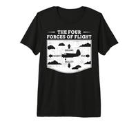 The Four Forces of Flight Camiseta Premium