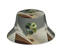 The Four-Leaf in The Book - Gorro reflectante impreso para hombre y mujer, casual al aire libre como imagen