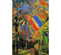 The Fourteenth of July Celebration in Paris - Vincent van Gogh - Hardcover Notebook: 120 Lined Pages 6" x 9" Journal Diary Notepad