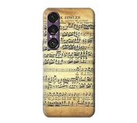 The Fowler Mozart Music Sheet Funda Carcasa Case para Sony Xperia 1 VII
