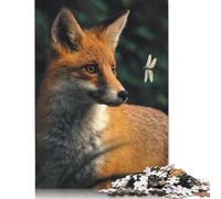 The Fox and Dragonfly Puzzle Imposible,desafío for Adults Juego Educativo 1000 Piezas Obra De Arte De Juego De para Adultos, Regalos A Partir De 14 Años 500pcs (52x38cm)
