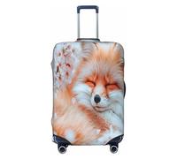 The Fox in The Dream - Funda protectora antiarañazos, para equipaje de 18 a 32 pulgadas, Black, M