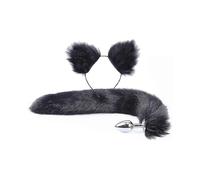 The Foxs Ear And Tail Plug Sports Suit Play Cosplay Is Suitable for All Womens Christmas Gifts TW
