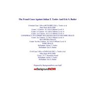 The Fraud Cases Against Julian T. Tzolov And Eric S. Butler: Cases 1:08-Cr-00370-Jbw And 1:08-Cv-07699-Sas