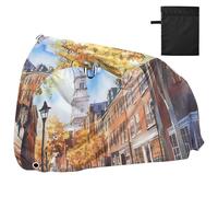 The Freedom Trail in Boston - Fundas impermeables para bicicleta con agujeros de bloqueo, antipolvo, lluvia, nieve, almacenamiento UV, cubierta de lluvia, se adapta a la mayoría de cubiertas para