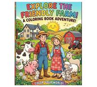 The Friendly Farm: Coloring Book