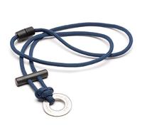 The Friendly Swede Collar de Paracord con Iniciador de Fuego - GARANTÍA DE por Vida (Azul Oscuro)