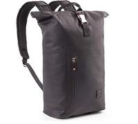 The Friendly Swede - Mochila para Portátil de 13 Pulgadas con Rolltop - TPU Impermeable - Mochila Minimalista, Urbana y Fina, ideal para la Escuela, la Universidad o el Trabajo - Berthåga (Negro)