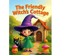 The Friendly Witch's Cottage: A Halloween Coloring Book and Create your story