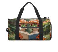 The Frog Family Is Reading - Bolsa de gimnasio para hombres y mujeres, impermeable, bolsa de lona grande para viajes y entrenamiento