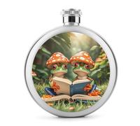The Frog Family Is - Termo de lectura para licor, de acero inoxidable de 5 onzas, a prueba de fugas, portátil, para exteriores, camping, viajes, regalos