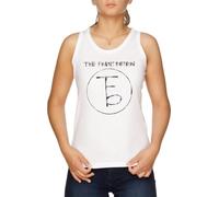The Front Bottoms - Logo & Name De Tirantes Camiseta Mujer Blanco
