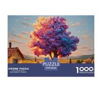 The Front of An Old Chinese Farmhouse 1000 Piezas Cartón Fuerte Rompecabezas Bright Flower Village Liberador De Estrés Juego Familiar Puzzle Juego De Desafío Difícil 38x26cm/1000pcs