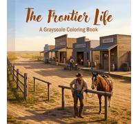 The Frontier Life: A Grayscale Coloring Book: Realistic Scenes of Homesteaders, Settlers, Ranchers, and Daily Life in the Old West