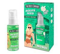 The Fruit Company Aceite Seco Corporal Monoi 50 ml con Glitter Hidratante con 5 Aceites Vegetales (Karité, Coco, Jojoba, Mango, Girasol) Brillo Luminoso y Rápida Absorción