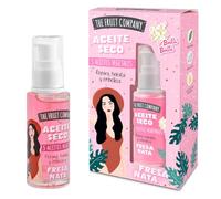 The Fruit Company Aceite Seco FRESA NATA 50ml | Dry Oil Glitter | 5 Aceites Vegetales, Repara, Hidrata y Embellece - Brilli Brilli