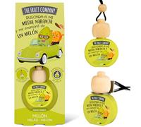 The Fruit Company Ambientador Coche MELÓN Absorbe Olores Para Rejilla o Colgante 0% Alcohol Con Extractos Naturales