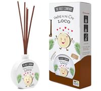 The Fruit Company Ambientador Mikado Coco 40 ml - Varillas Difusoras, Fragancia Tropical Dulce, Fórmula Sin Alcohol, Aroma Hogar Duradero