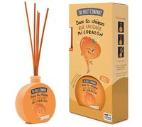 The Fruit Company Ambientador Mikado Melocotón 40 ml - Varillas Difusoras, Fragancia Afrutada Dulce, Fórmula Sin Alcohol, Aroma Hogar Duradero
