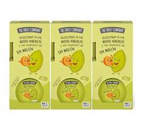 The Fruit Company - Ambientador Mikado Melón 40 ml. Difusor de varillas perfumadas. (3 ud.)