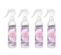 The Fruit Company Ambientador Spray Multiusos Candy Shop Algodón de Azúcar - Pack de 4 Pulverizadores 200 ml | Aroma Dulce y Duradero | Con Absorbe Olores y Extractos Naturales | Apto para Textiles