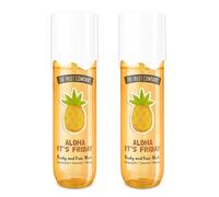 THE FRUIT COMPANY - Body & Hair Mist Travel Size Pack 2 x 90 ml - Bruma Perfumada para Cuerpo y Cabello - Sin Purpurina - Fragancias Frutales y Dulces - Refrescante e Hidratante (ALOHA)