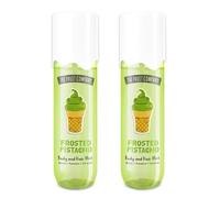 THE FRUIT COMPANY - Body & Hair Mist Travel Size Pack 2 x 90 ml - Bruma Perfumada para Cuerpo y Cabello - Sin Purpurina - Fragancias Frutales y Dulces - Refrescante e Hidratante (FROSTED PISTACHO)