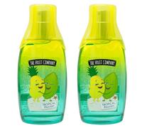 The Fruit Company Colonia Tropical Passion Melón Pack 2 Unidades 40 ml | Eau de Toilette Aroma Afrutado y Marino | Perfume con Aloe Vera Formato Spray Tamaño Viaje