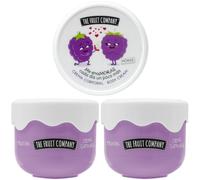 The Fruit Company Crema Corporal Efecto Seda 200 ml Pack 2 Unidades Body Milk Vegano Hidratante con Karité Vitamina E y Aromas Frutales (MORAS)