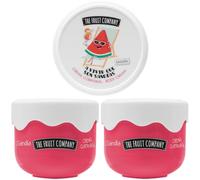 The Fruit Company Crema Corporal Efecto Seda 200 ml Pack 2 Unidades Body Milk Vegano Hidratante con Karité Vitamina E y Aromas Frutales (SANDÍA)