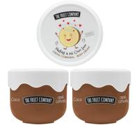 The Fruit Company Crema Corporal Efecto Seda 200 ml Pack 2 Unidades Body Milk Vegano Hidratante con Karité Vitamina E y Aromas Frutales (COCO)