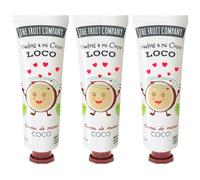 The Fruit Company Crema de Manos Coco Pack de 3ud con Aloe Vera y Camomila 50ml