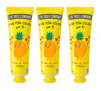 The Fruit Company Crema de Manos Piña Pack de 3ud con Aloe Vera y Camomila 50ml