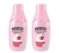 The Fruit Company Eau de Toilette Fresa Nata - Fragancia Dulce Gourmand - Vaporizador Spray con Aloe Vera - Pack 2 x 40 ml (Aroma Cremoso y Frescor Diario)