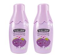 The Fruit Company Eau de Toilette Moras - Fragancia Frutal Dulce con Violeta - Vaporizador Spray con Aloe Vera - Pack 2 x 40 ml (Frescor Diario y Aroma Intenso)