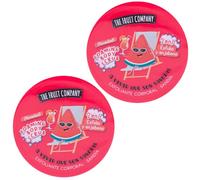 The Fruit Company Exfoliante Corporal 2 en 1 Pack 2 x 400 g - Aromas Frutales (Melón, Piña, Sandía o Fresa) - Exfolia, Renueva y Suaviza la Piel - Textura Gel Cremosa (SANDÍA)