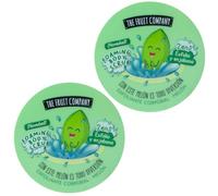 The Fruit Company Exfoliante Corporal 2 en 1 Pack 2 x 400 g - Aromas Frutales (Melón, Piña, Sandía o Fresa) - Exfolia, Renueva y Suaviza la Piel - Textura Gel Cremosa (MELÓN)