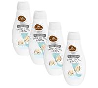 The Fruit Company Gel de Ducha Coco Pack 4 x 600ml - Gel Corporal Hidratante, Fragancia Tropical y Duradera, Sin Parabenos ni Sulfatos, Vegano, Uso Diario para Todo Tipo de Piel
