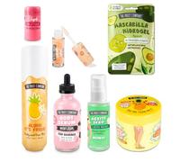 The Fruit Company - Glow Up Baby Set Regalo Mujer | Pack de Cosmética Facial y Corporal con 7 Productos | Body Mist y Aceite con Brilli Brilli, Body Serum, Body Scrub, Mascarilla, Lip Oil y Jelly Tint