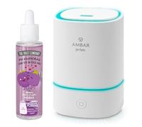 The Fruit Company Humidificador 2.0 + Esencia 50 ml. a Elegir - Difusor Ultrasónico con Luz LED - Depósito 150 ml USB - Aromaterapia y Bienestar en el Hogar (Silencioso +8h) (MORAS)