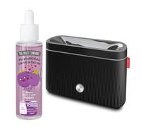 The Fruit Company Humidificador Flame 3.0 Efecto Llama + Esencia 50 ml - Difusor Ultrasónico 300 ml con Apagado Automático y +10h - LED Ambiente y Aromaterapia (MORAS)