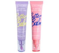 The Fruit Company Manteca Labial Pack 2 Unidades Lip Butter Balm | Hidratación con Péptidos Vitamina E Jojoba y Karité | Brillo Labial Sabores Frutales (MORAS SANDIA)