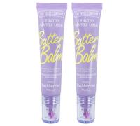 The Fruit Company Manteca Labial Pack 2 Unidades Lip Butter Balm | Hidratación con Péptidos Vitamina E Jojoba y Karité | Brillo Labial Sabores Frutales (MORAS)